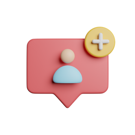 New Followers 3D Icon