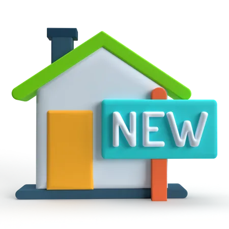 New House  3D Icon