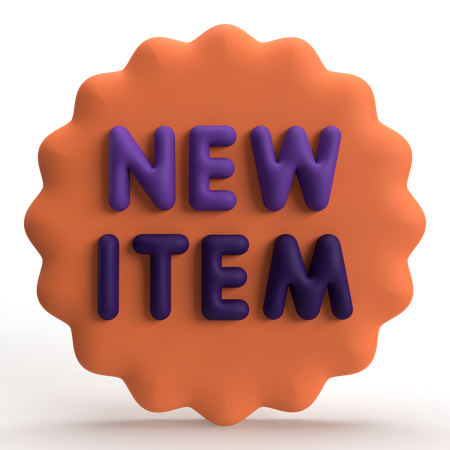 New Item  3D Icon