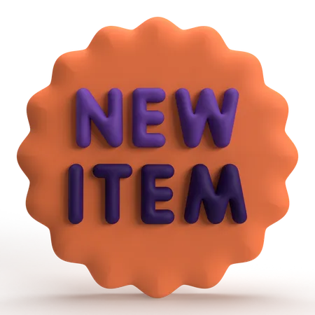 New Item  3D Icon