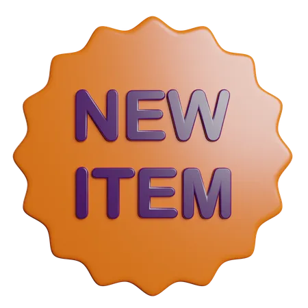 New Item Product 3D Icon