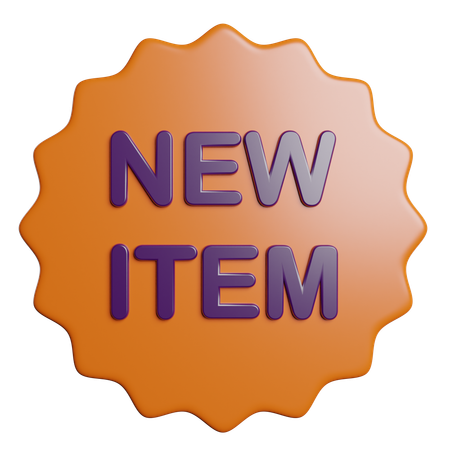 New Item  3D Icon