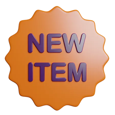 New Item  3D Icon