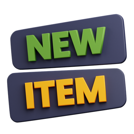 New Item Product  3D Icon