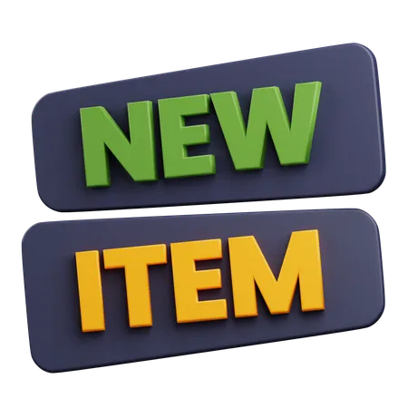 3 D New Item Product Feature With Transparent Background 3D Icon