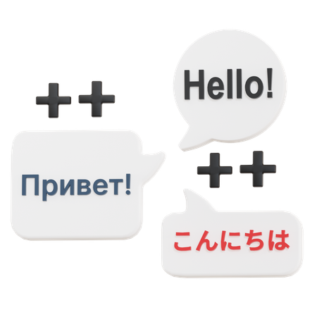 New Languages  3D Icon