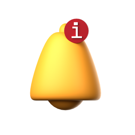 New Notification  3D Icon