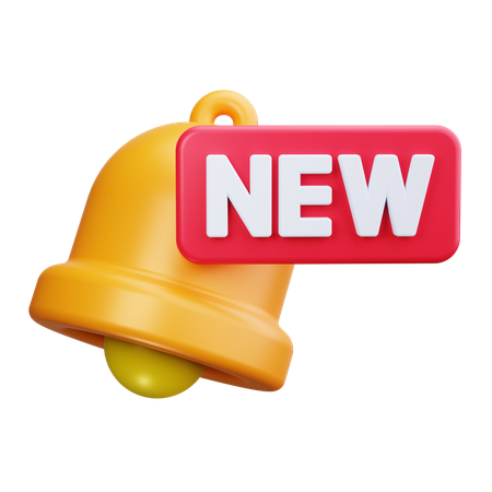 New Notification  3D Icon