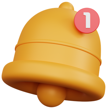 New Notification  3D Icon