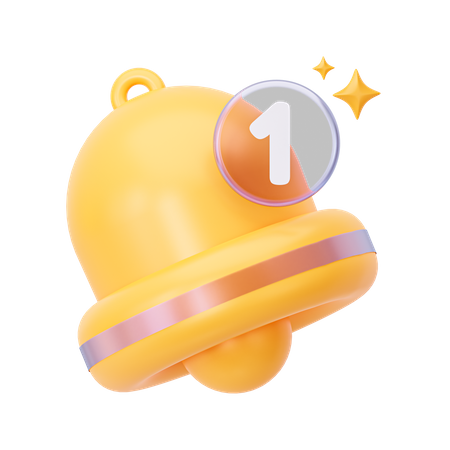 New Notification  3D Icon