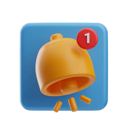 New Notification  3D Icon
