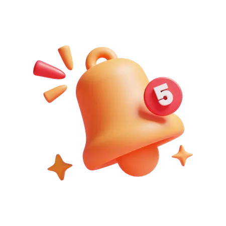 3 D Notification Bell Icon With Push Bubble Speech Notification Icon Or Message Reminder Concept Icon 3D Icon
