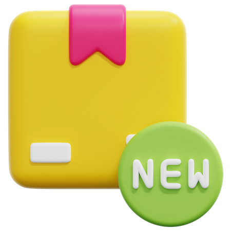 New Package  3D Icon