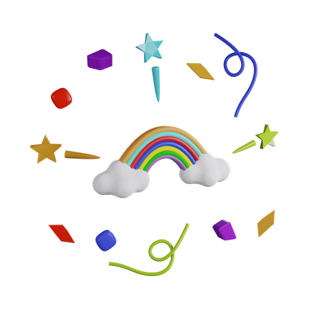 New Party Confetti  3D Icon