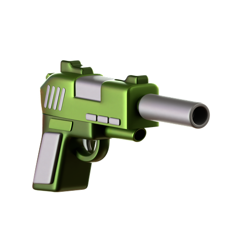 pistolet 3d le rendu icône illustration 28206655 PNG