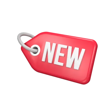 New Product Tag 3D Icon