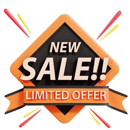 New Sale  3D Icon
