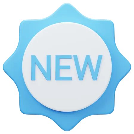 New Sticker  3D Icon