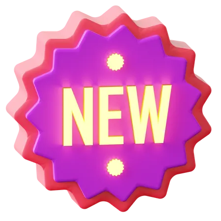 New Sticker 3D Icon