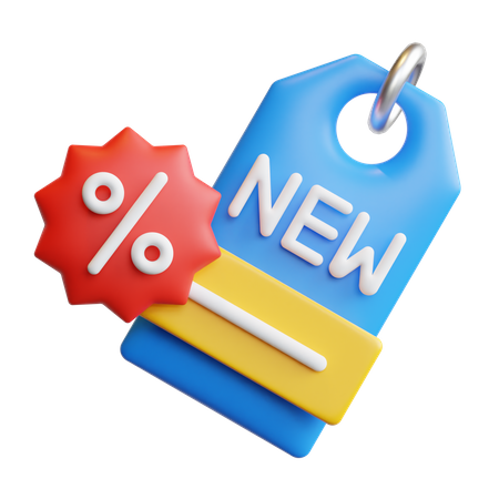 New Tag  3D Icon