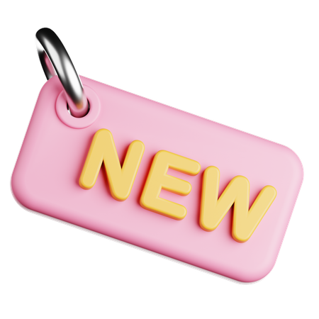 New Tags  3D Icon