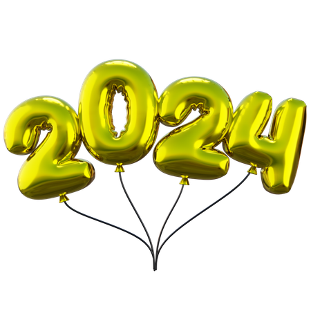 New Year 2024  3D Icon