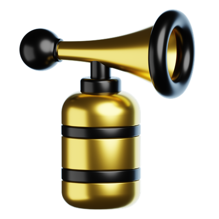 New Year Air Horn  3D Icon