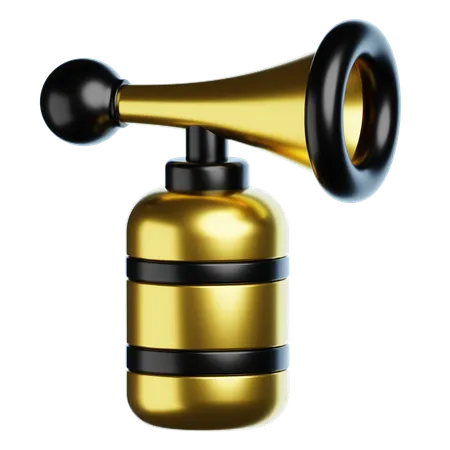 New Year Air Horn  3D Icon