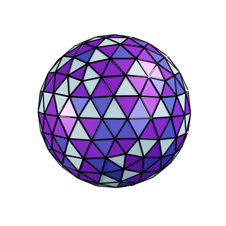 New Year Ball  3D Illustration