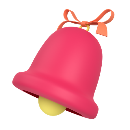 New Year Bell  3D Illustration