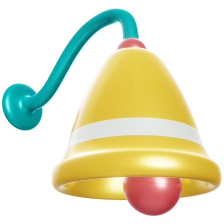 New Year Bell 3D Illustration