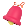 new year bell emoji 3d