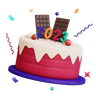 2023 cake 3d logos