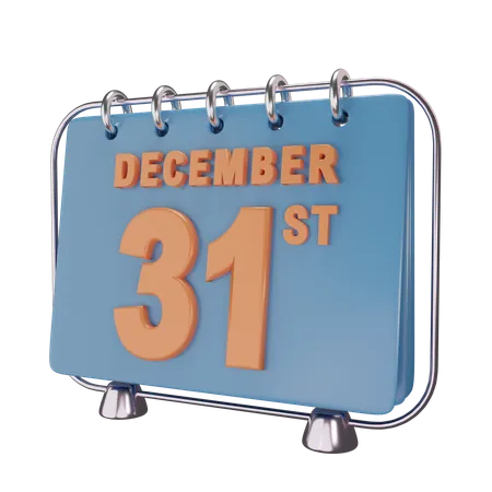 New year calendar  3D Icon