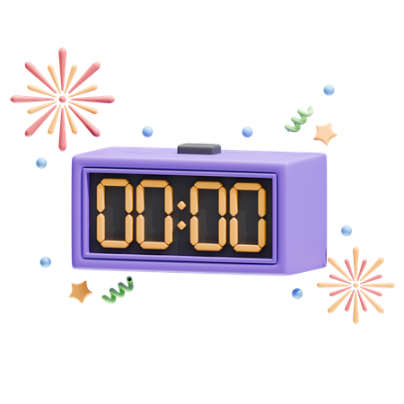 New Year Countdown  3D Icon