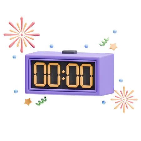 New Year Countdown  3D Icon