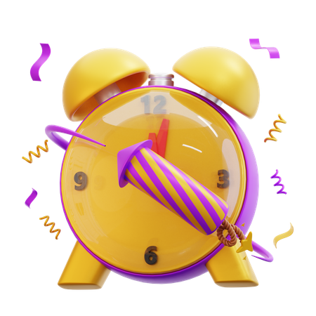 New Year Countdown  3D Icon