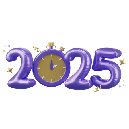 New year countdown 3D Icon  3D Icon