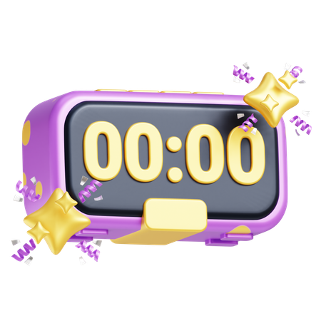 New Year Countdown  3D Icon