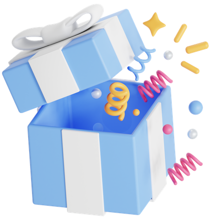 New year gift  3D Icon