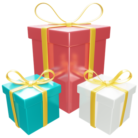 New Year Gift  3D Icon