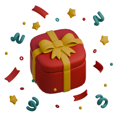 New Year Gifts  3D Icon