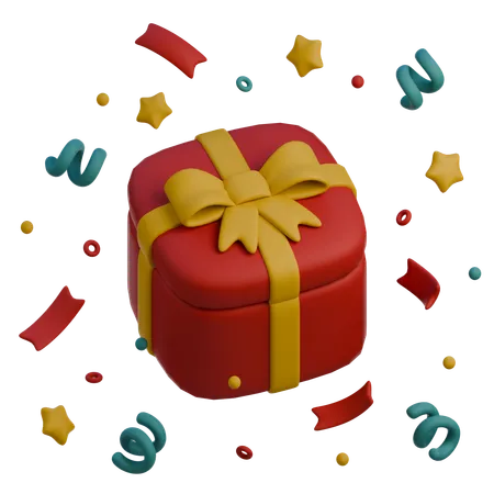 New Year Gifts  3D Icon
