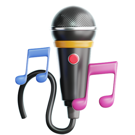 New Year Karaoke  3D Icon