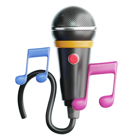 New Year Karaoke  3D Icon