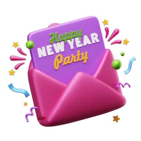 New Year Letter  3D Icon