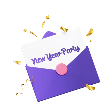 New Year Letter  3D Icon