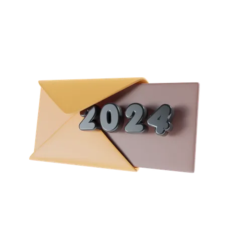 New Year Mail  3D Icon