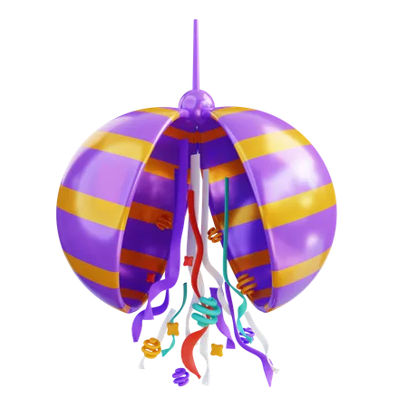 New Year Ornament  3D Icon