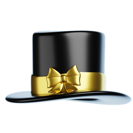 New Year Party Hat  3D Icon